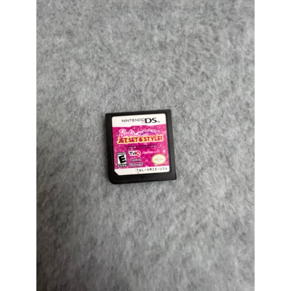 Barbie Jet Set & Style Nintendo DS Game Cartridge TWL-VMZE-USA THQ Fashion